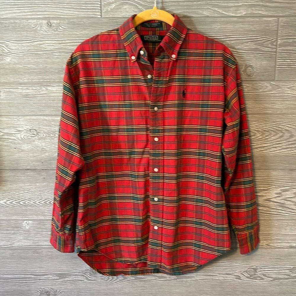 Polo Ralph Lauren vintage boys large red and green